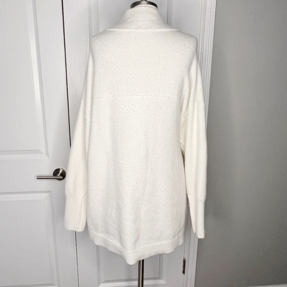 Free People Afterglow Mock Neck Sweater Cream Size M - Picture 5 of 13